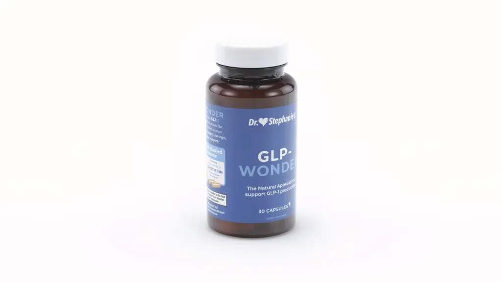 dr well glp 1 Dr. Stephanie's GLP-Wonder Natural Weight Support Supplement 30 Capsules