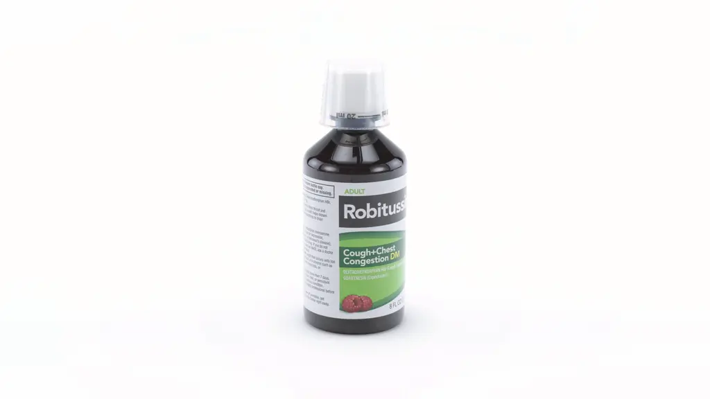 Robitussin Adult Cough Congestion DM and Cold Medicine, Cough Suppressant, Raspberry, 8 Fl Oz