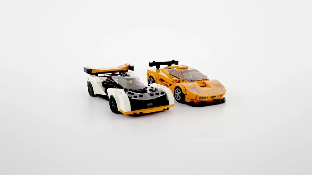 LEGO 76918 Speed Champions McLaren Solus GT & F1 LM, 2 Race Car