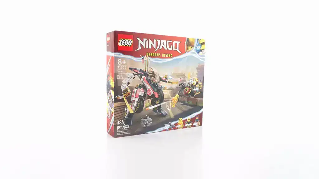 LEGO NINJAGO Sora‚Äôs Transforming Mech Bike Racer 71792 Set, 3
