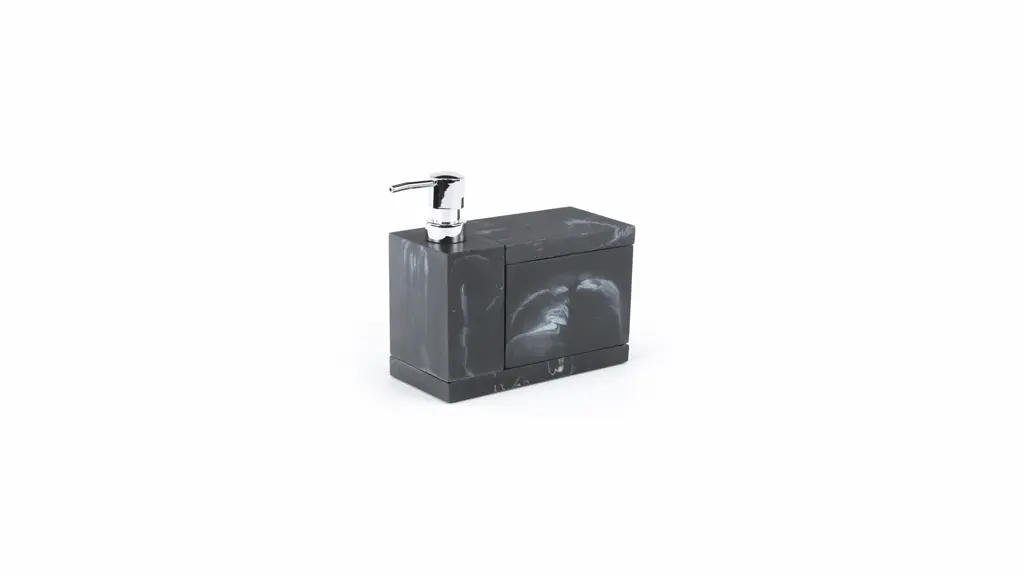 Better Homes & Gardens Black Faux Marble Finish 4 Piece Vanity