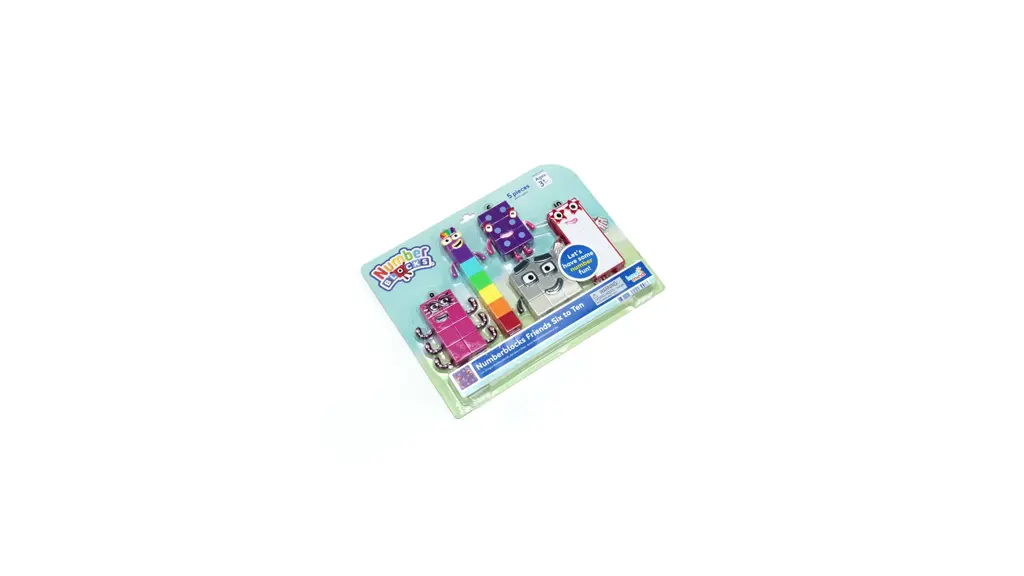 nanren3321812 6本セット② hand2mind Numberblocks Friends Six to Ten Action Figure Set, Math