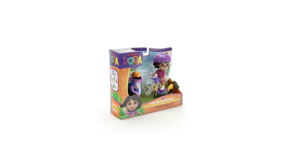 Dora, Zoom & Explore Adventure Pack with Dora & Tico Toy Figures