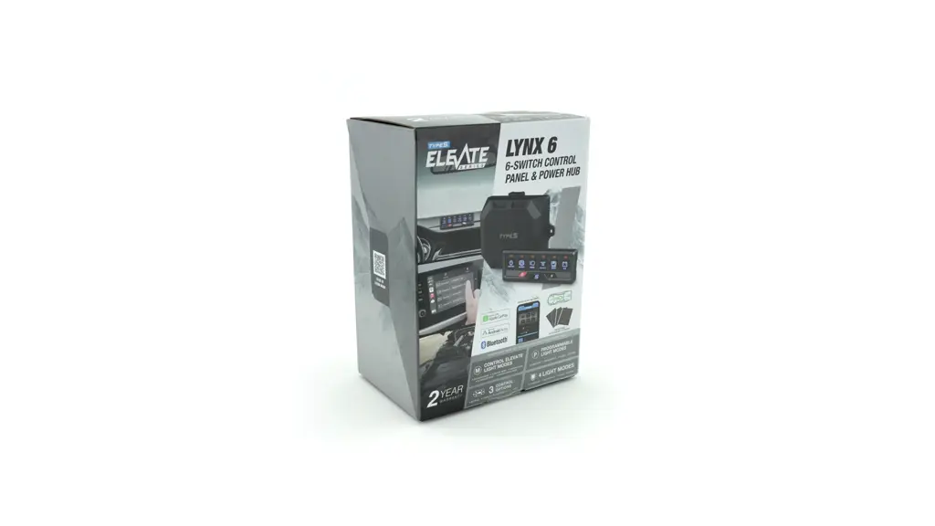 TYPE S - Elevate LYNX 6 - 6-Switch Control Panel & Power Hub - 12V