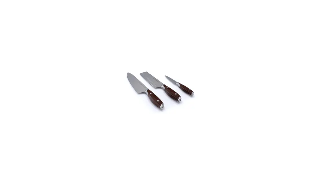 The Pioneer Woman 3-Piece Knife Set, Brown Speckle