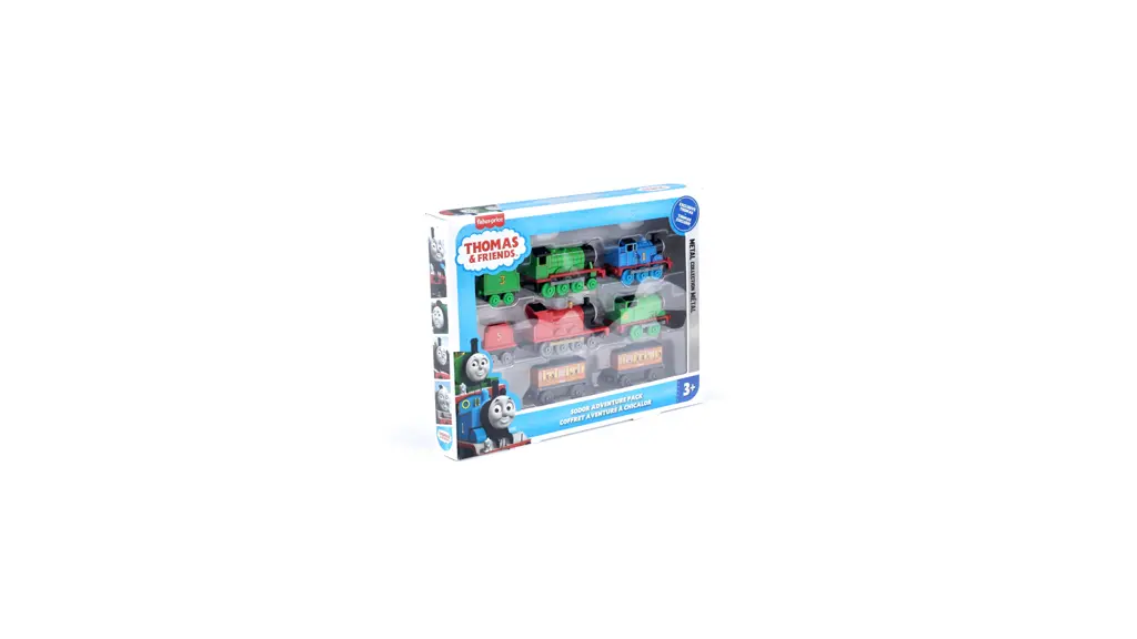 Thomas & Friends Multipack by Fisher-Price, 6 Toy Train Engines & 2 Cargo Cars [Walmart Exclusive]