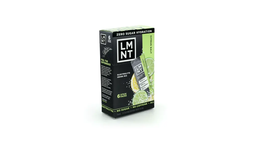 LMNT Zero Sugar Electrolyte Drink Mix - Citrus - 6ct - Walmart.com