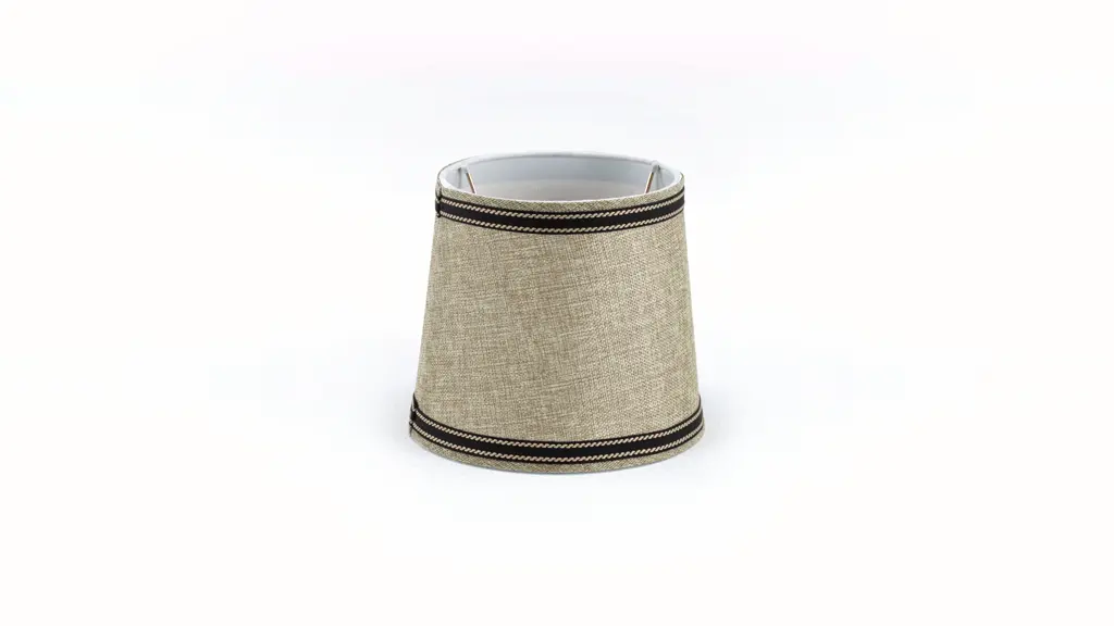 Mainstays Grey Linen Round Lamp Shade 6x7.5x6.5 inches with Uno