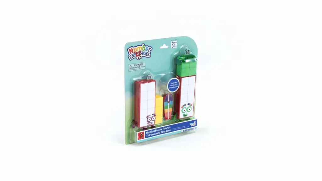 hand2mind Numberblocks Friends Thirteen and Fourteen Figures, Numbers ...