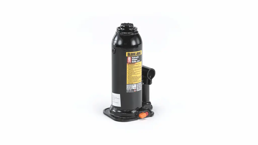 Black Jack T90803W Welded Structure Bottle Jack, 8 Ton Black