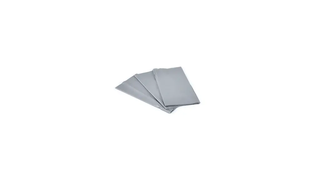 3CT 54 IN x 108IN Silver Rectangular Plastic Table Covers by Way To Celebrate