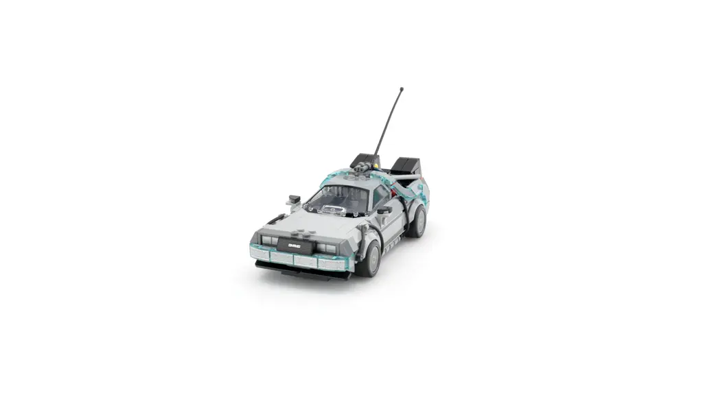 LEGO Speed Champions Time Machine from Back to the Future Building Toy for Kids - Pretend Play & Display Car Toy W/2 Build Modes for Boys & Girls, Ages 9+ - Gift Ideas for Birthdays & Fans - 77256