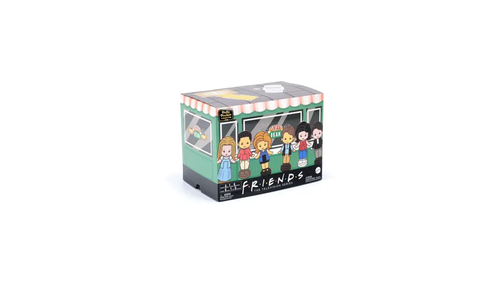 Polly Pocket Friends TV Show Collector Compact, 6 Dolls, 9