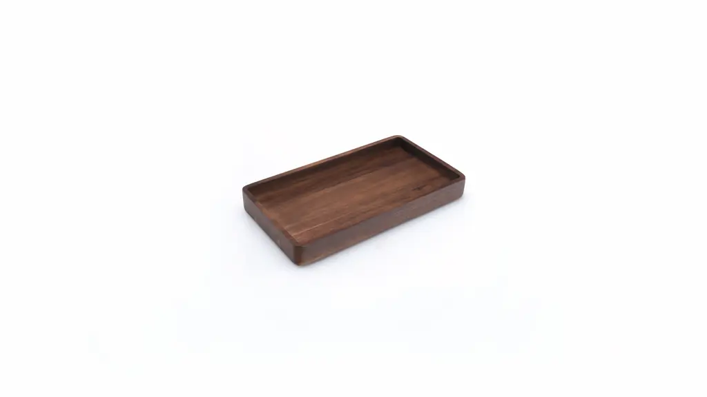 Better Homes & Gardens Acacia Wood Vanity Tray Organizer for