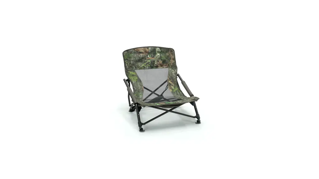 Mossy Oak Turkey Gobbler Chair, Camouflage, Low Profile, 8.3 lbs
