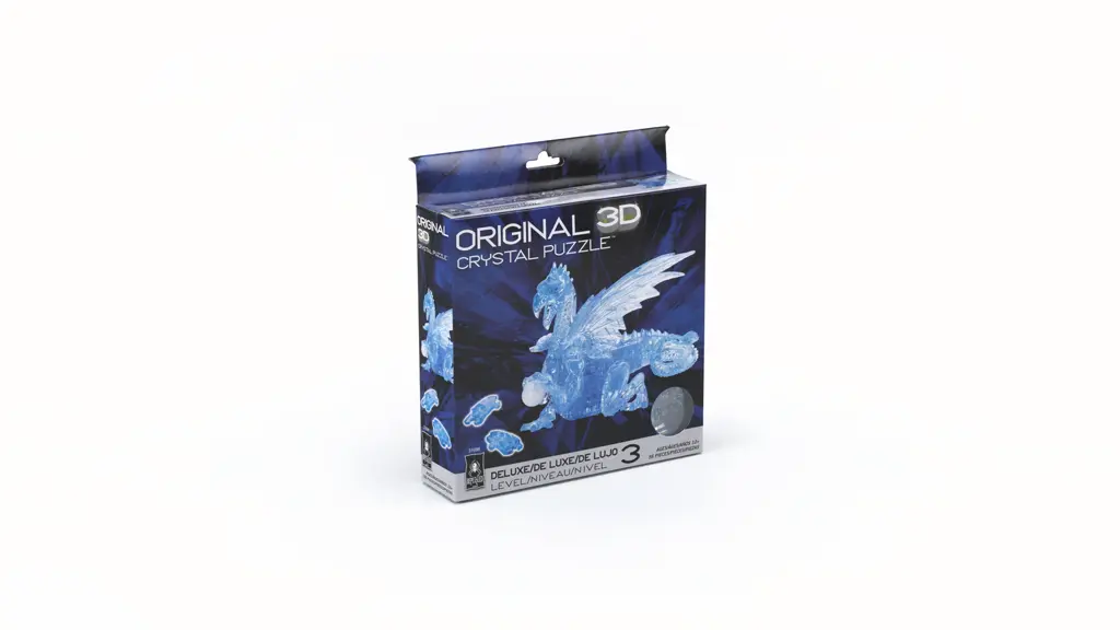 Dragon Original 3D Crystal Puzzle from BePuzzled, Ages 12 and Up