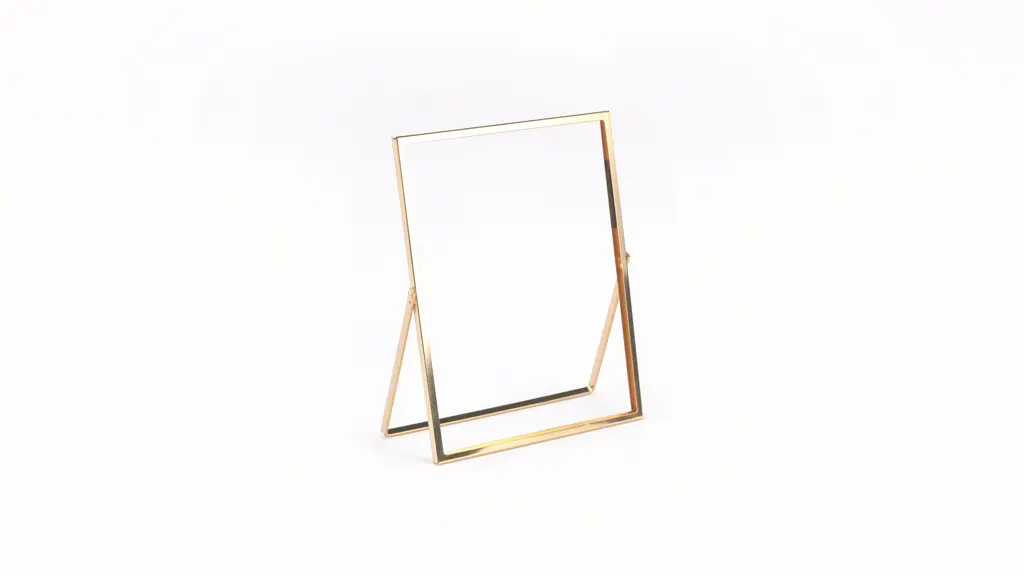 Better Homes & Gardens Gold Metal and Glass Float Frame 7x9 to 5x7