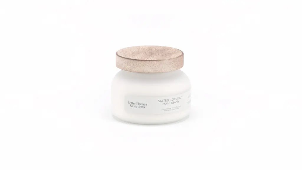 Salted Coconut Mahogany Candle 18oz.