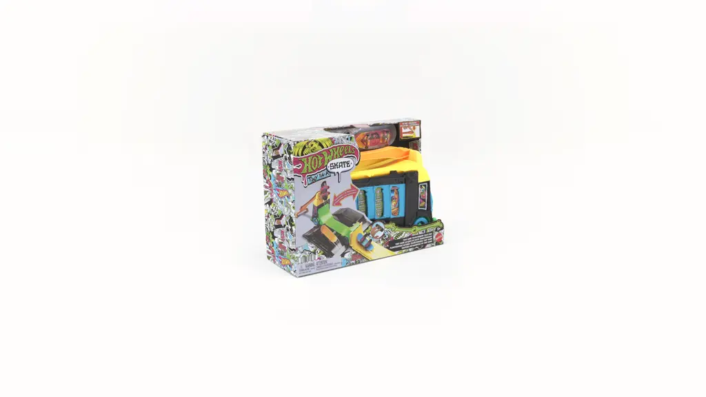 Hot Wheels Skate Tony Hawk Transforming Skate Bus with 1 Exclusive