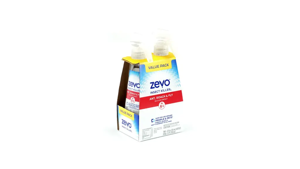 Zevo Multi Insect Killer Spray for Indoor Outdoor Use, Kills Ants