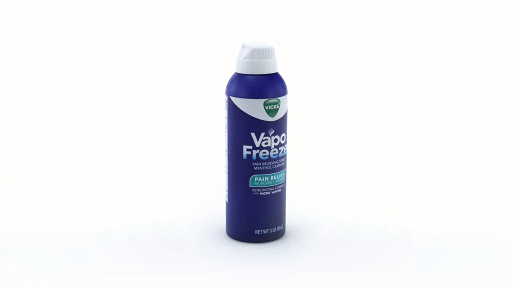 Vicks VapoFreeze Topical Menthol Muscle and Joint Pain Relief