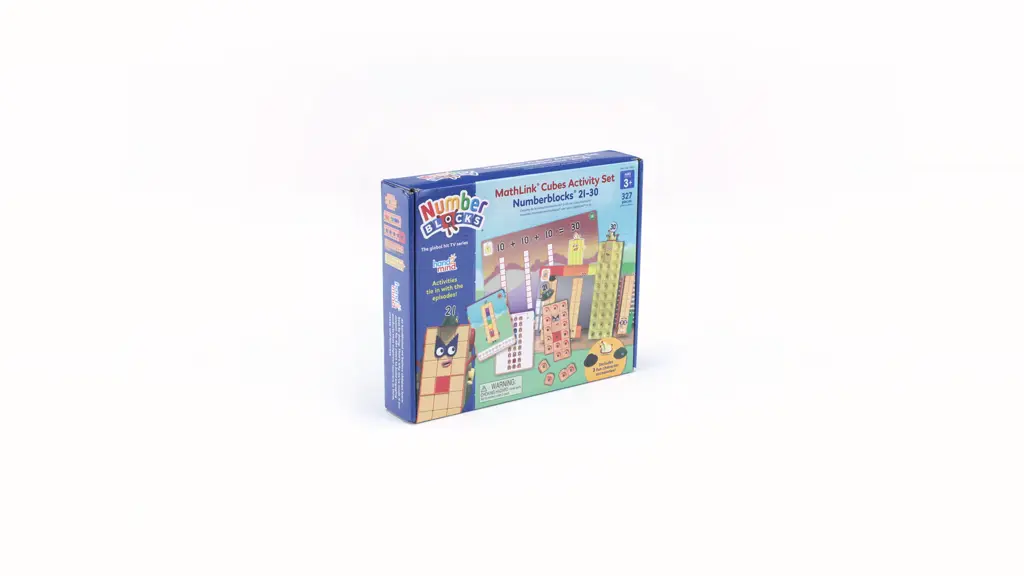 hand2mind, MathLink Cubes Activity Set 21-30, Counting and Math