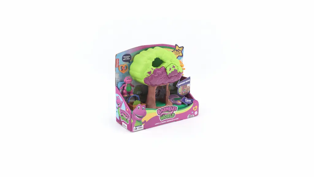 Free Shipping! Barney's World Lights and Sounds Treehouse Playset