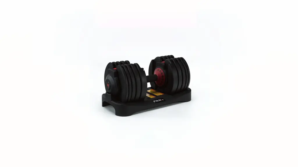 2 pack) FitRx Adjustable Dumbbells, 52.5lb SmartBell Dumbbell Set