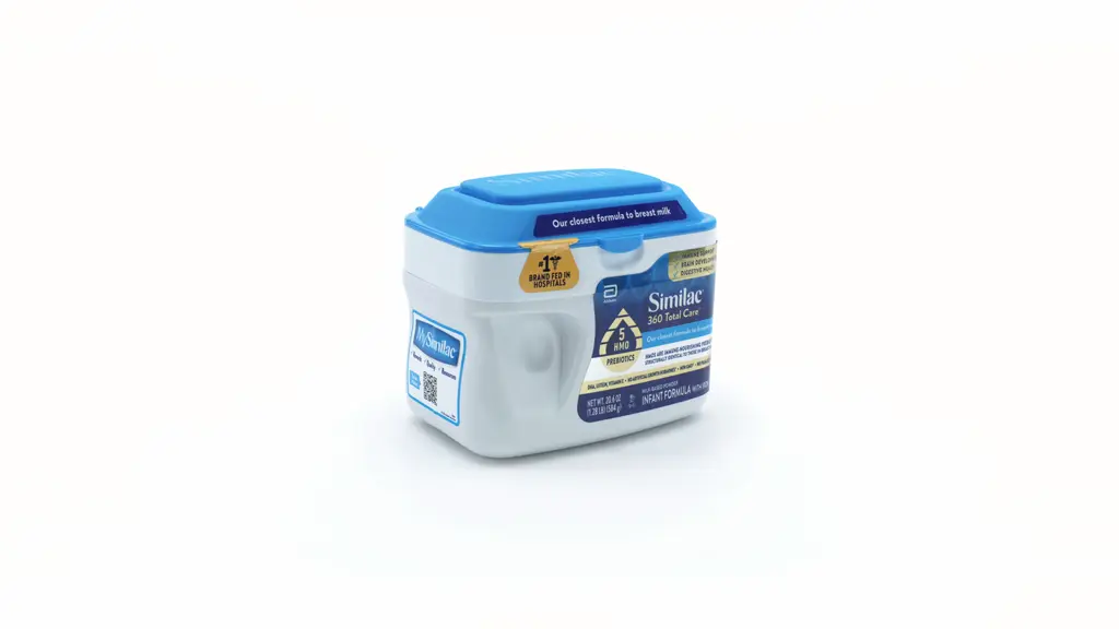 Similac 360 Total Care Infant Formula Powder with 5 HMO Prebiotics Tub, 20.6 oz