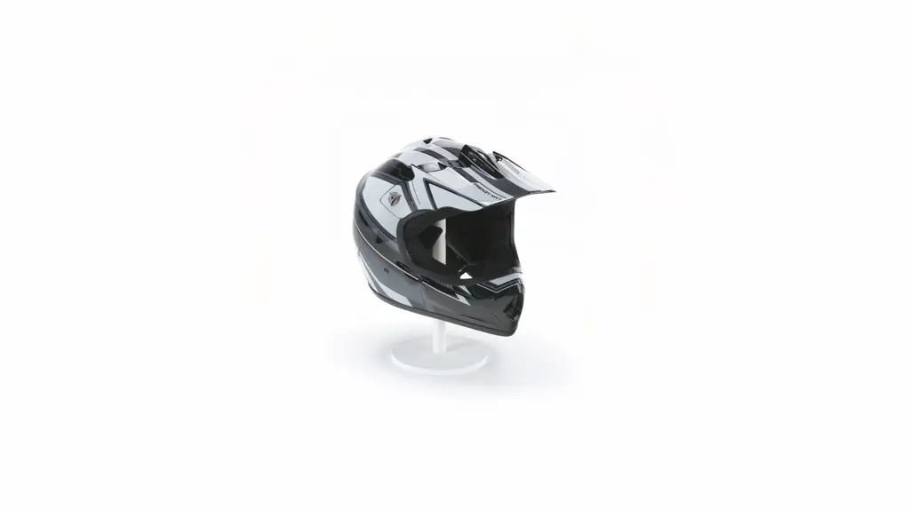 Youth Frenzy MX ATV off-road Helmet DOT Approved Black/Grey, Youth