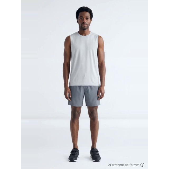 thumbnail enriched-apparel-video image 2 of Athletic Works Men’s Sleeveless Mesh Muscle Tee, Sizes XS-5XL, 2 of 6