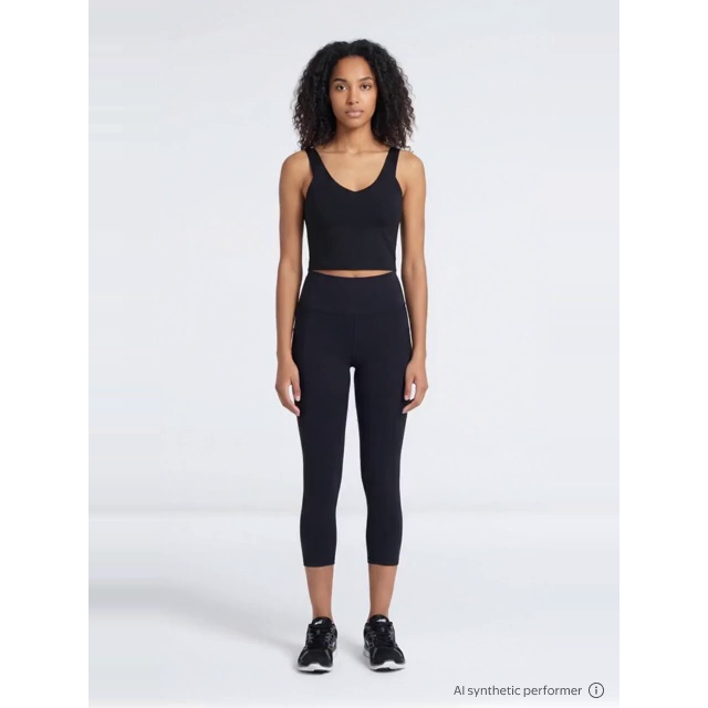thumbnail enriched-apparel-video image 2 of Avia Women's and Women's Plus SoftSculpt High Rise Capri Leggings, Sizes XS-4X, 2 of 9
