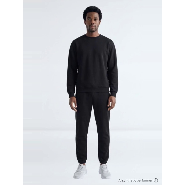 thumbnail enriched-apparel-video image 2 of Athletic Works Men's Fleece Crewneck Sweatshirt, Sizes XS-4XLT, 2 of 7