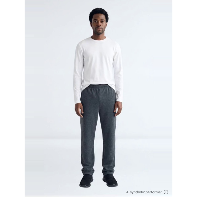 thumbnail enriched-apparel-video image 2 of Athletic Works Men's Open Bottom Sweatpants, Sizes S-2XL, 2 of 6