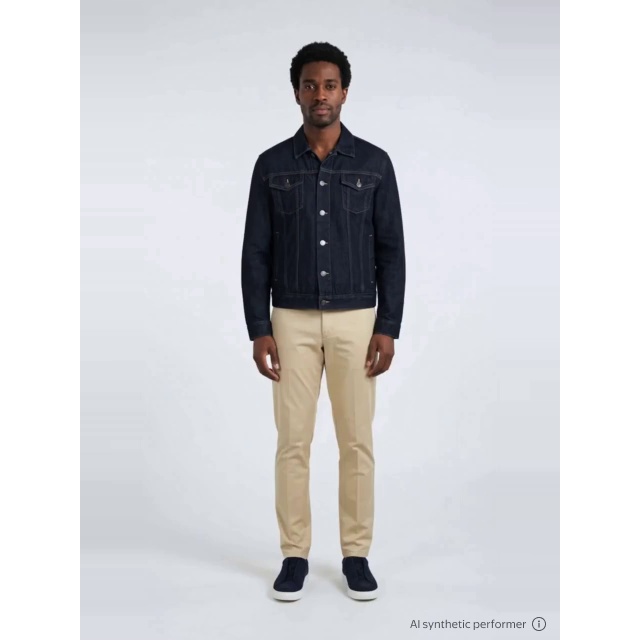 thumbnail enriched-apparel-video image 2 of George Men's & Big Men's Denim Jacket, Sizes S-3XL, 2 of 7