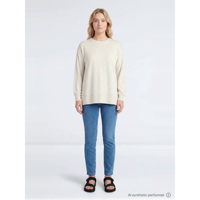 thumbnail enriched-apparel-video image 2 of Time and Tru Women's High Rise Skinny Jeans, 29" Inseam Regular, Sizes 0-20, 10S-16S, 2 of 7