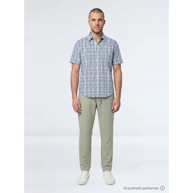 thumbnail enriched-apparel-video image 2 of George Men's & Big Men's Modern Fit Button Up Performance Shirt with Short Sleeves, Sizes S-3XL, 2 of 6