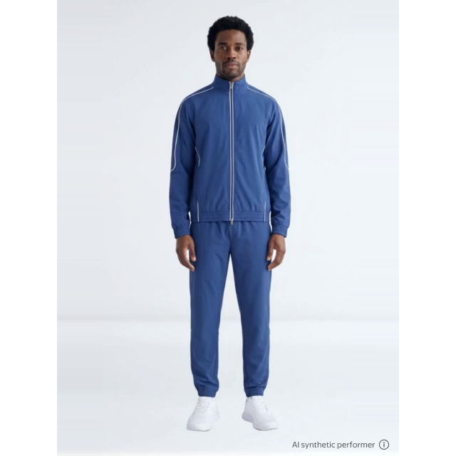 thumbnail enriched-apparel-video image 2 of Athletic Works Men's Woven Full Zip Jacket, Midweight, Sizes XS-4XLT, 2 of 8