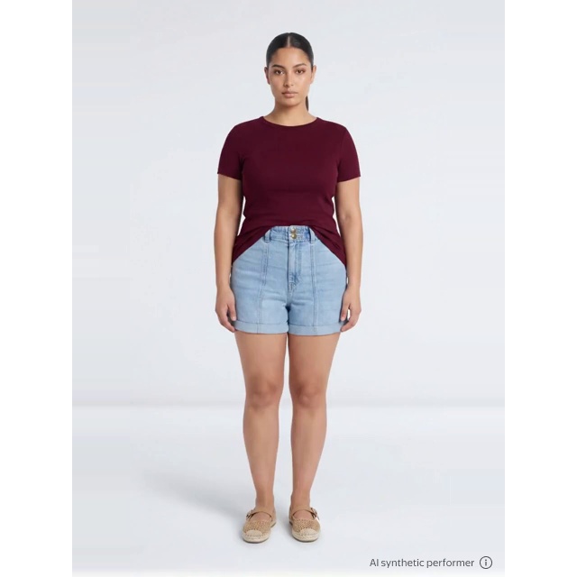 thumbnail enriched-apparel-video image 2 of Time and Tru Women's High Rise Utility Shorts, 3.5 in Inseam, Sizes 0-22, 2 of 7