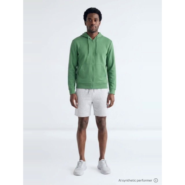 thumbnail enriched-apparel-video image 2 of Athletic Works Men's and Big Men's Zip Up Fleece Hoodie Sweatshirt, Sizes XS-4XLT, 2 of 7