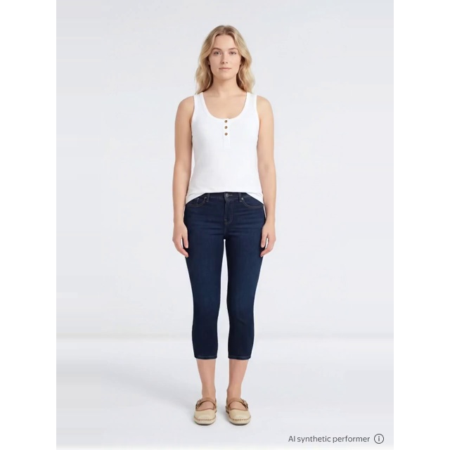 thumbnail enriched-apparel-video image 2 of Time and Tru Women’s Slub Henley Tank Top, sizes XS-XXXL, 2 of 6