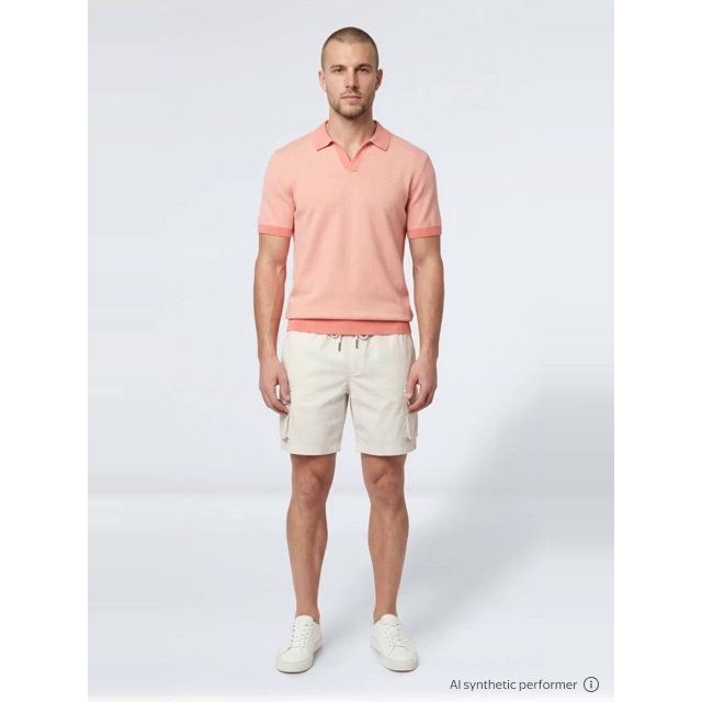 thumbnail enriched-apparel-video image 2 of George Men's Knit Johnny Collar Polo Shirt, Sizes S-5XL, 2 of 6