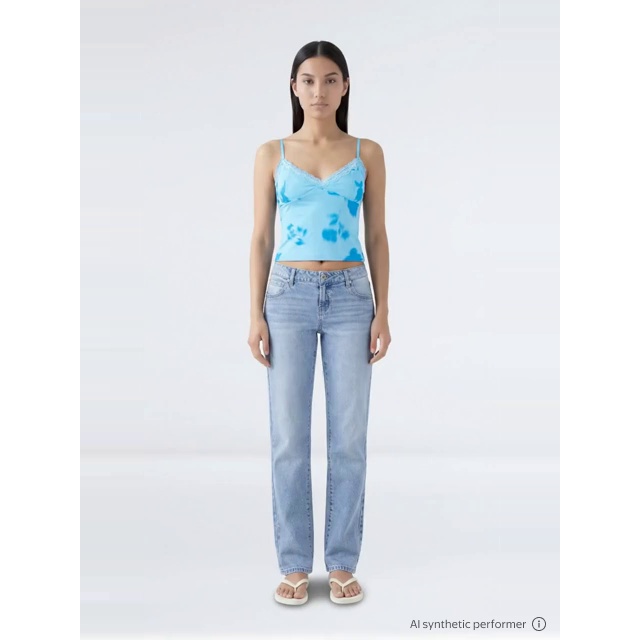 thumbnail enriched-apparel-video image 2 of No Boundaries Lace Trim Mesh Camisole Top, Women's XXS-XXL, 2 of 6
