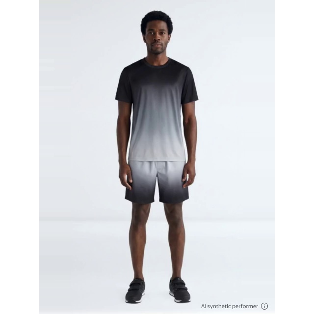 thumbnail enriched-apparel-video image 2 of Athletic Works Men's and Big Men's Active Ombre Perforated Mesh Performance Tee Shirt, Sizes XS-5XL, 2 of 6