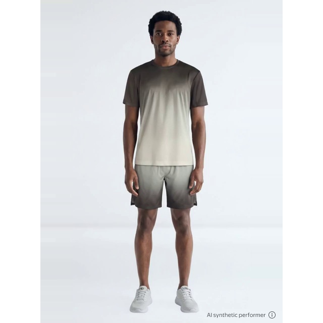 thumbnail enriched-apparel-video image 2 of Athletic Works Men's and Big Men's Active Ombre Perforated Woven Performance Shorts, 7" Inseam, Sizes XS-5XL, 2 of 6