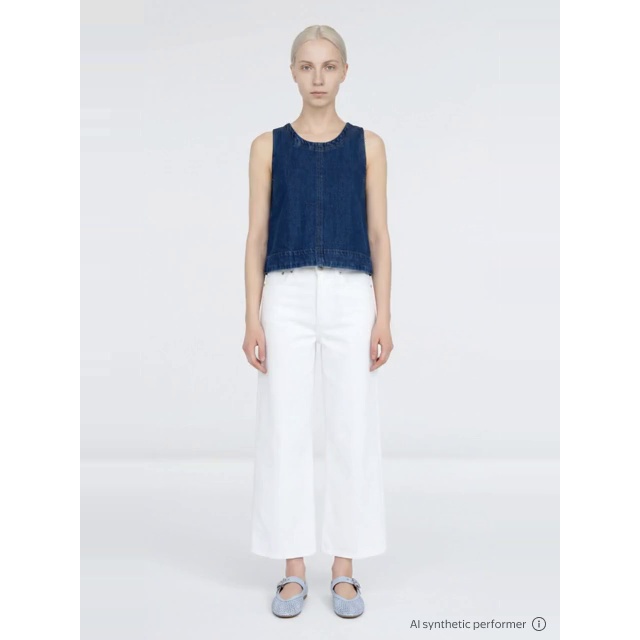 thumbnail enriched-apparel-video image 2 of Free Assembly Women's Sleeveless Cropped Top, Sizes XS-XXL, 2 of 6