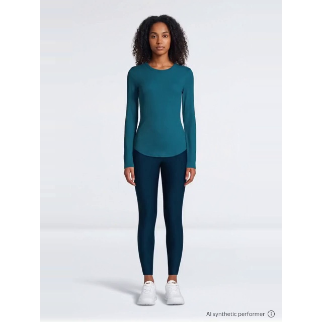 thumbnail enriched-apparel-video image 2 of Avia Women's and Women's Plus Shine Leggings, 27" Inseam, Sizes XS-4X, 2 of 7