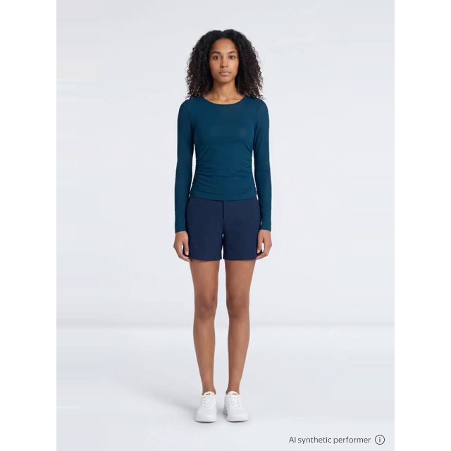 thumbnail enriched-apparel-video image 2 of Avia Women’s and Women's Plus Side Cinch Ruched Top, Sizes XS-4X, 2 of 7