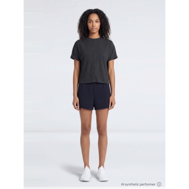 thumbnail enriched-apparel-video image 2 of Avia Women's and Women's Plus ScubaKnit Shorts, 5" Inseam, Sizes XS-4X, 2 of 6