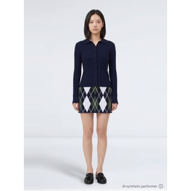 thumbnail enriched-apparel-video image 7 of Free Assembly Women's and Women's Plus Pointelle Trim Cardigan Sweater, Lightweight, Sizes XS-4X, 7 of 7